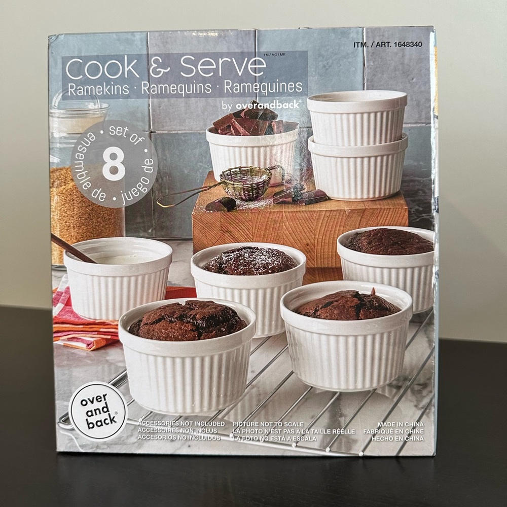 Overandback “Cook & Serve” Ramekin Set of 8